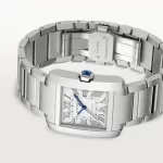 Cartier / TANK FRANÇAISE WATCH Tank Française watch, large model, mechanical movement with automatic winding. Steel case. Ref. WSTA0067 - Image 6