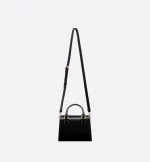 DIOR / SMALL BOSTON BAG Black Box Calfskin M8671UBEQ_M900 - Image 5