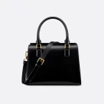 DIOR / MEDIUM BOSTON BAG Black Box Calfskin M8675UBEQ_M900