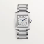 Cartier / TANK FRANÇAISE WATCH Tank Française watch, large model, mechanical movement with automatic winding. Steel case. Ref. WSTA0067