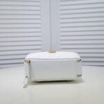 Chanel Caviar alphabet Camera chain crossbody White handle bag - Image 5