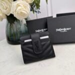 YSL Saint Laurent card leather wallet 608 size: 12*9cm - Image 4