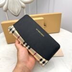 Burberry cowhide long wallet 6660101 size: 19*10*2.5cm - Image 4
