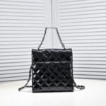 Chanel small fragrant wind Ringer chain small square bag first layer oil wax 3081 size: 20*21cm - Image 5