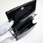 Chanel small fragrant wind Ringer chain small square bag first layer oil wax 3081 size: 20*21cm - Image 7