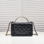 Chanel cowhide handle Rich crossbody shoulder bag 3107 size: 19.5*11.5*4cm - Image 4