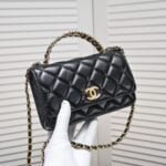 Chanel cowhide handle Rich crossbody shoulder bag 3107 size: 19.5*11.5*4cm - Image 2