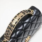 Chanel cowhide handle Rich crossbody shoulder bag 3107 size: 19.5*11.5*4cm - Image 6