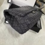 Chanel denim Shoulder bag Do old paint size: 42*27*15 CM - Image 4