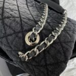 Chanel denim Shoulder bag Do old paint size: 42*27*15 CM - Image 7