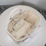 Chanel new beach bag denim bag White with little wallet size: 48*38*30*14cm - Image 8