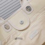 Chanel new beach bag denim bag White with little wallet size: 48*38*30*14cm - Image 9