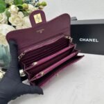 Chanel chain crossbody bag diamond and litchi cowhide purple 50098 size: 19*10*3.5㎝ - Image 8