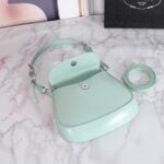 Prada hobo cleo Patent leather 611 Mint green size:22*13cm - Image 4