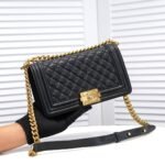Chanel Cowhide caviar with gold hardware size: 25*15*9cm - Image 2