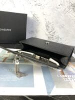 2521006 YSL SAINT LAURENT SLP with sliver hardware size24/14.5/5.5cm - Image 7
