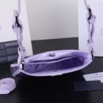 Prada Ss21 Hobo BlingBling 8801 purple size: 22*18*5cm - Image 3