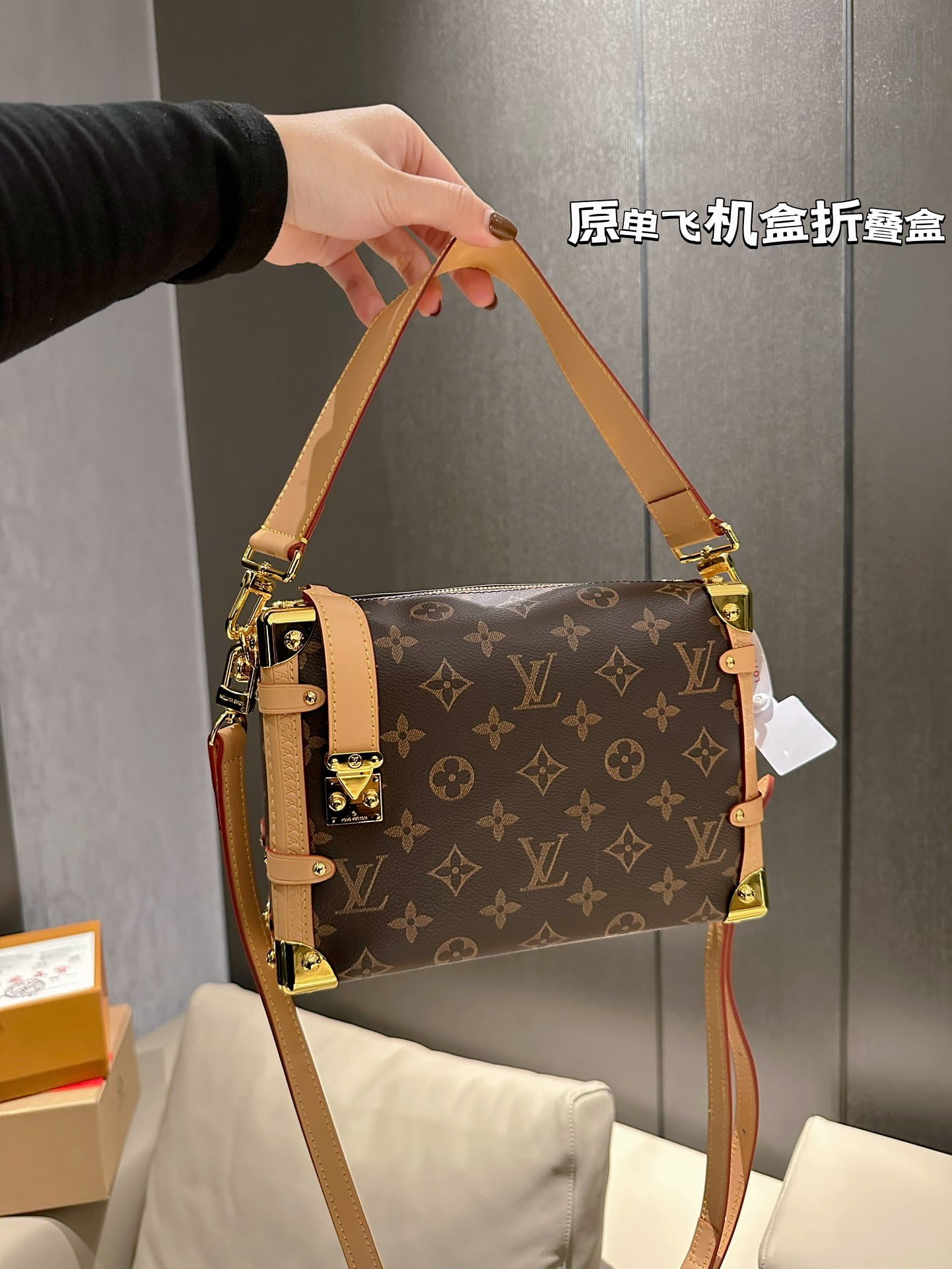 i1669103559_8540_0 2521007 Louis Vuitton / LV Side trunk size: 24*16*8cm - Image 1