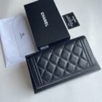 Chanel sheepskin Clutch bag with sliver hardware size: 19*10cm - Image 5