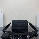 Prada Re-Nylon Three-piece set 1BD290 Shoulder bag black size: 24cmx*17.5cm*8.5cm