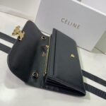 CELINE Chain bag Black 621663 Size:19*10.5*3.5cm - Image 5