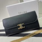 CELINE Chain bag Black 621663 Size:19*10.5*3.5cm - Image 2