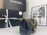 Chanel 2023 new CF Black gold bag size: 21*13cm - Image 6
