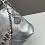 CHANEL Pearl garbage bag sliver size: 23*28*22*7cm - Image 5