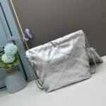 CHANEL Pearl garbage bag sliver size: 23*28*22*7cm - Image 4