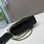 CHANEL Pearl garbage bag black size: 23*28*22*7cm - Image 3