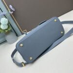 Prada Cross cut cowhide shoulder bag blue 2756# size: 34*26*16cm - Image 3