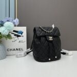 Chanel 23s Salzburg cowhide backpack 917 Black size: 23*21*12cm - Image 2