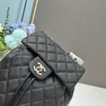 Chanel 23s Salzburg cowhide backpack 917 Black size: 23*21*12cm - Image 8
