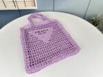 Prada Raffia fiber tote bag 7 colors 1BG393 size: 38*36*3cm - Image 14