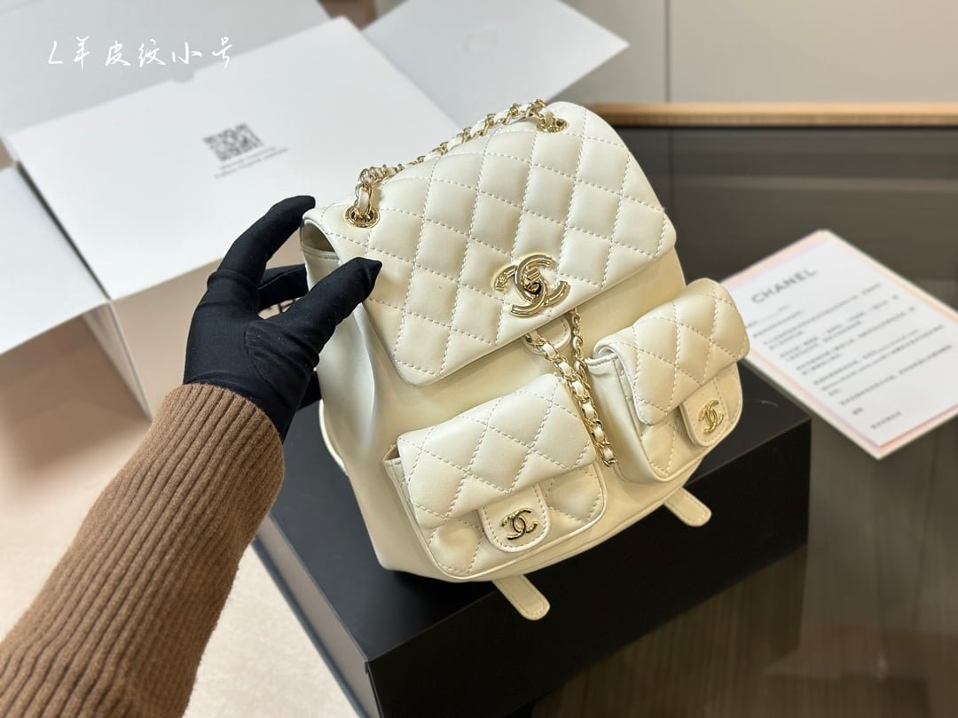 i1697902407_2326_1 CHANEL Gabrielle Cowhide grain The homeless backpack 2 colors size: 20*20cm - Image 1