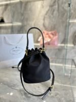 Prada  Nylon waterproof drawstring bucket bag size: 19*12*22cm - Image 3