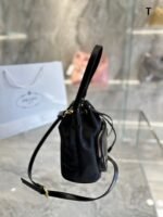 Prada  Nylon waterproof drawstring bucket bag size: 19*12*22cm - Image 2