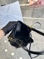 Prada  Nylon waterproof drawstring bucket bag size: 19*12*22cm - Image 6