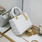 Dior my lady Five-checked sheepskin Shoulder handbag size: 24*11*20cm - Image 2