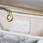 Dior my lady Five-checked sheepskin Shoulder handbag size: 24*11*20cm - Image 9