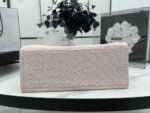 Chanel canvas tote bag Pink light gold size: 38cm - Image 7