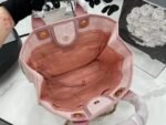 Chanel canvas tote bag Pink light gold size: 38cm - Image 8