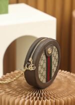 GUCCI / GG OPHIDIA GG Round bag size: 18*18*4.5cm - Image 3