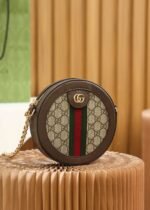 GUCCI / GG OPHIDIA GG Round bag size: 18*18*4.5cm - Image 5