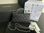Chanel 23p Black Horse kelly long handle bag size:19cm*11*5cm - Image 8