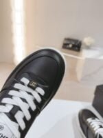 Chanel 23C Panda black and white pink sneakers Size: 35-40 note shoes size when you fill shipping address - Image 4
