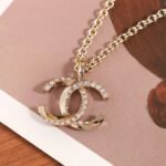 Chanel Double c half diamond necklace - Image 2