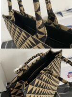 Prada Embroidered tote bag size: 39x31x11cm - Image 9