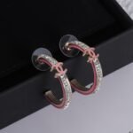 Chanel pink earring