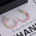 Chanel pink earring - Image 5